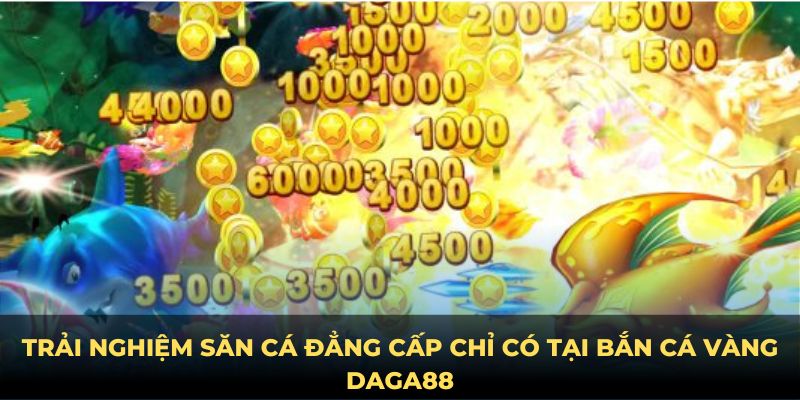 Trải nghiệm bắn cá vàng đẳng cấp chỉ có tại DAGA88